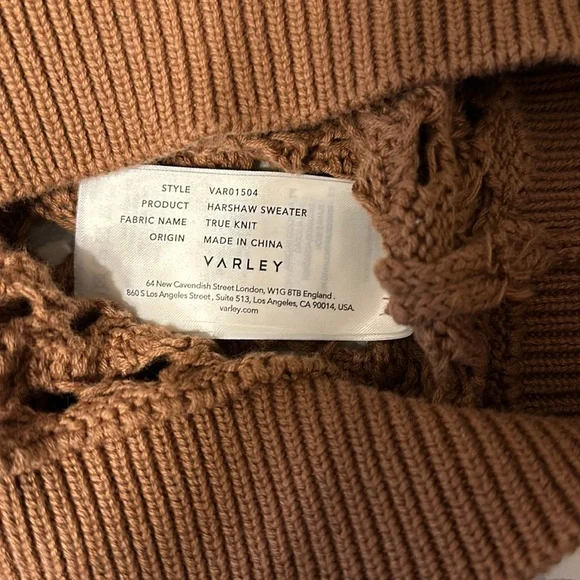 NWOT Varley Harshaw sweater - Picture 6 of 6
